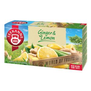 Čaj TEEKANNE ovocný Ginger & Lemon 35g