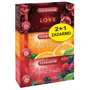 Multipack TEEKANNE 2+1 Love, Fresh Orange, Forest Fruits