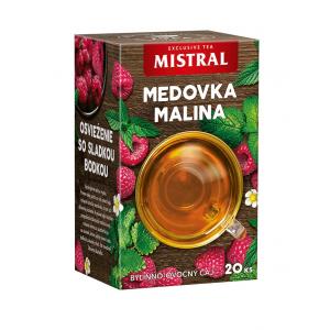 Čaj MISTRAL bylinný Medovka a malina 30g