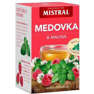 Čaj MISTRAL bylinný Medovka a malina 30g