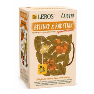 Čaj LEROS Čajovňa bylinky & rakytník s pomarančom 20 x 2 g