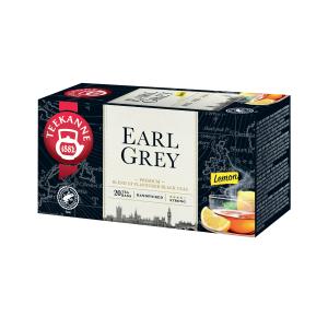 Čaj TEEKANNE čierny Earl Grey Lemon s vitaminom C 33g