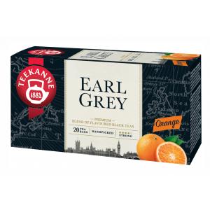 Čaj TEEKANNE čierny Earl Grey s pomarančom 20x1,65 g