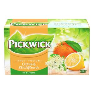 Čaj PICKWICK citrus s bazovým kvetom 20x2g