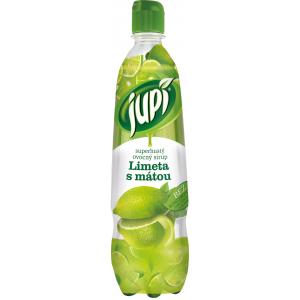Sirup Jupi superhustý Limetka s mätou 0,7L