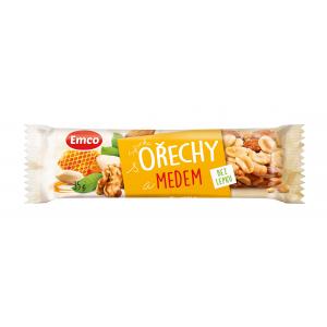 Tyčinka MYSLI bez lepku 35g Orechy a med