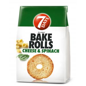 Bake Rolls 7 Days syr špenát 80g