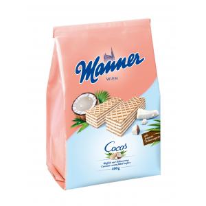 Oblátky Manner s kokosovým krémom 400g