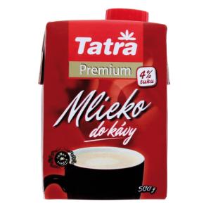 Mlieko do kávy Tatra premium 4% s uzáverom, 500 g