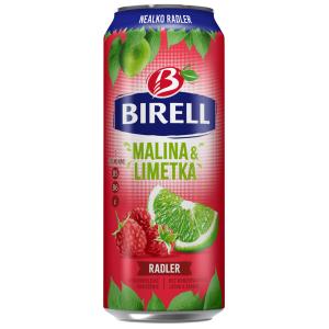 Pivo Birell nealko 0,5l 24ks Limetka & Malina plech