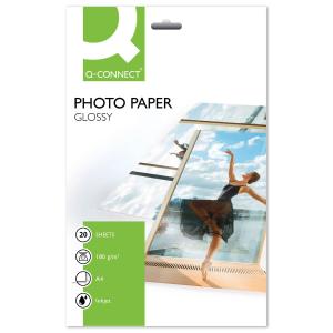 Foto papier Q-Connect vysoký lesk, 180g, 20 hárkov