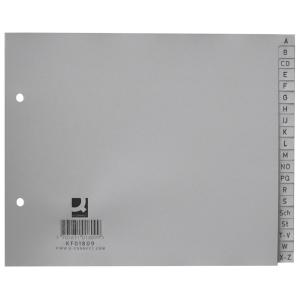 Plastový rozraďovač Q-Connect A-Z sivý