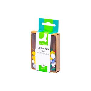 Pripináčiky Q-Connect 9mm mix farieb 120ks