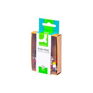 Napichovacie špendlíky Q-Connect mix farieb 25ks