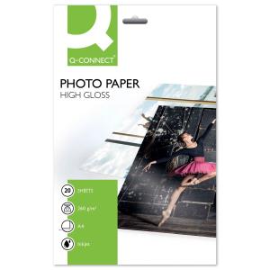 Fotopapier Q-Connect vysoký lesk, 260g, 20 hárkov