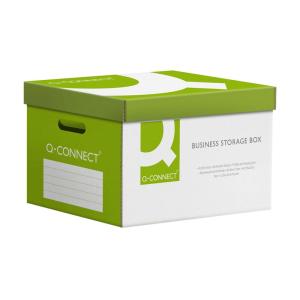Archívna krabica s odnímateľným vekom Q-connect zelená