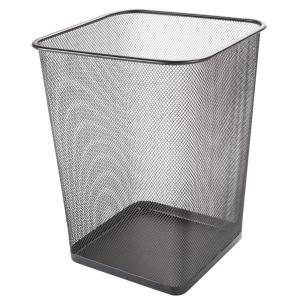 Drôtený kôš 18l hranatý čierny