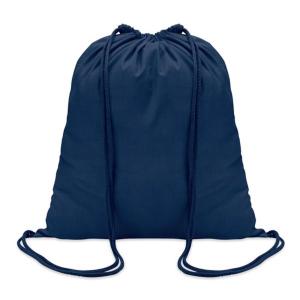 Bavlnený sťahovací vak 100gr/m² 41x37 cm modrý