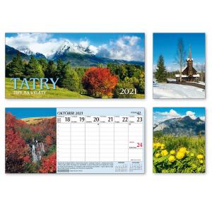 Stolový kalendár Tatry 2025