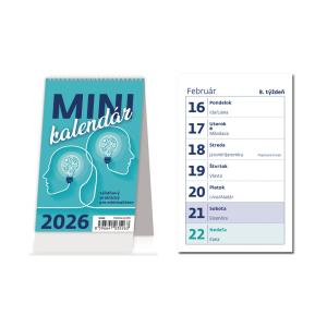 Stolový kalendár riadkový MINI 9 x 2,5 cm