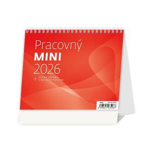 Stolový kalendár stĺpcový 17,1x13,9 cm - Pracovný MINI 2026