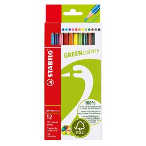 Farbičky STABILO GREENcolors 12ks
