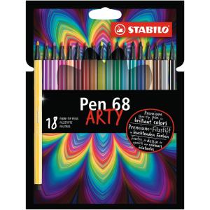 Sada popisovačov STABILO Pen 68/18S `ARTY`