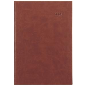Diár Viva týždenný A5 14,8 x 21 cm hnedý 2026