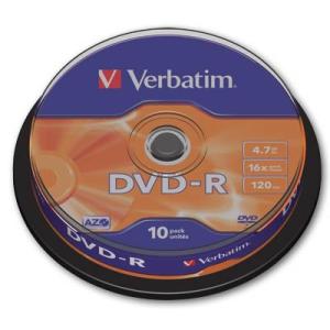 Verbatim DVD-R 16x cake10