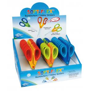 Detské nožnice WEDO Soft Flex (display) rôzne farby