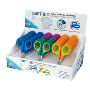 Detské nožnice Soft-KID (display) rôzne farby