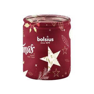 Bolsius Sklo 68x80mm Hviezdy, vonná sviečka