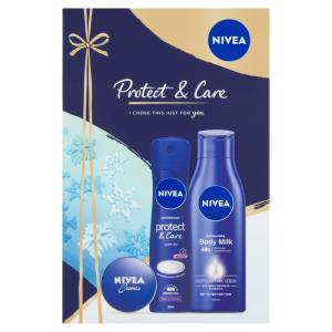 Darčeková kazeta NIVEA Protect&Care (telové mlieko, antiperspirant, krém)