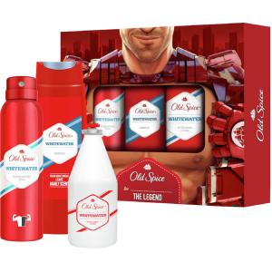 Darčeková sada pánska Old Spice White Water SG 250ml + DEO 150ml +VPH 100ml