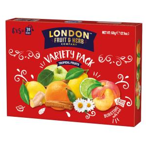 Kolekcia čajov LONDON Fruit & Herb čaje, Tropické ovocie 60 g