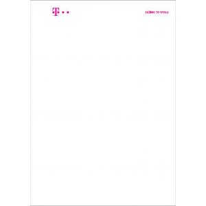 Hlavičkový papier A4 80g, logo Telekom bez adresy, 500ks