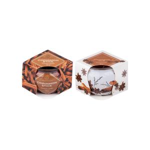 Emocio Sklo Dekor 70x62 mm Cinnamon Stick, vonná sviečka