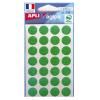 Etikety kruhové 15mm APLI zelené