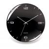 Nástenné hodiny Eleganta 29cm čierne