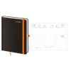 Diár týždenný A5 BORA 16,5 x 12 cm čierno oranžový