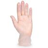 Rukavice jednorazové, vinylové, nepudrované, číre veľ. 8/M (100 ks)