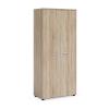 Šatníková skriňa BASIC s výsuvným vešiakom, so zámkom, 80x40x182,1cm, dub Sonoma