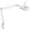 Lampa lupová MAULviso so svorkou biela