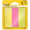 Záložky Post-it papierové, 25x76 mm, 100 lístkov, 3 bločky/balenie