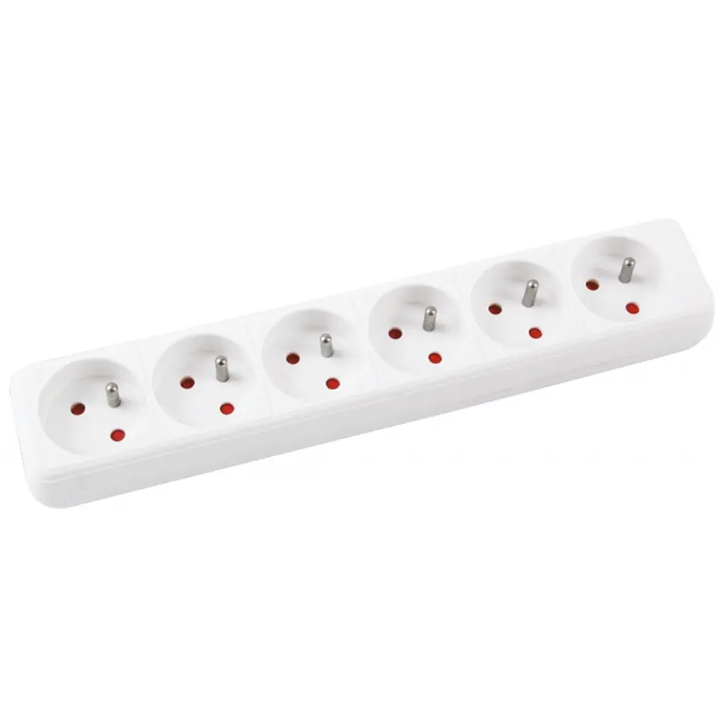 Блок на 5 розеток настенного крепления