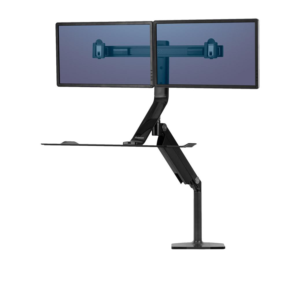 Polohovateľny Stojan Sit Stand Extend Pre 2 Monitory