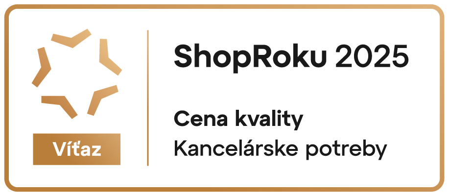 ShopRoku 2025 - Víťaz ceny kvality - kancelárske potreby